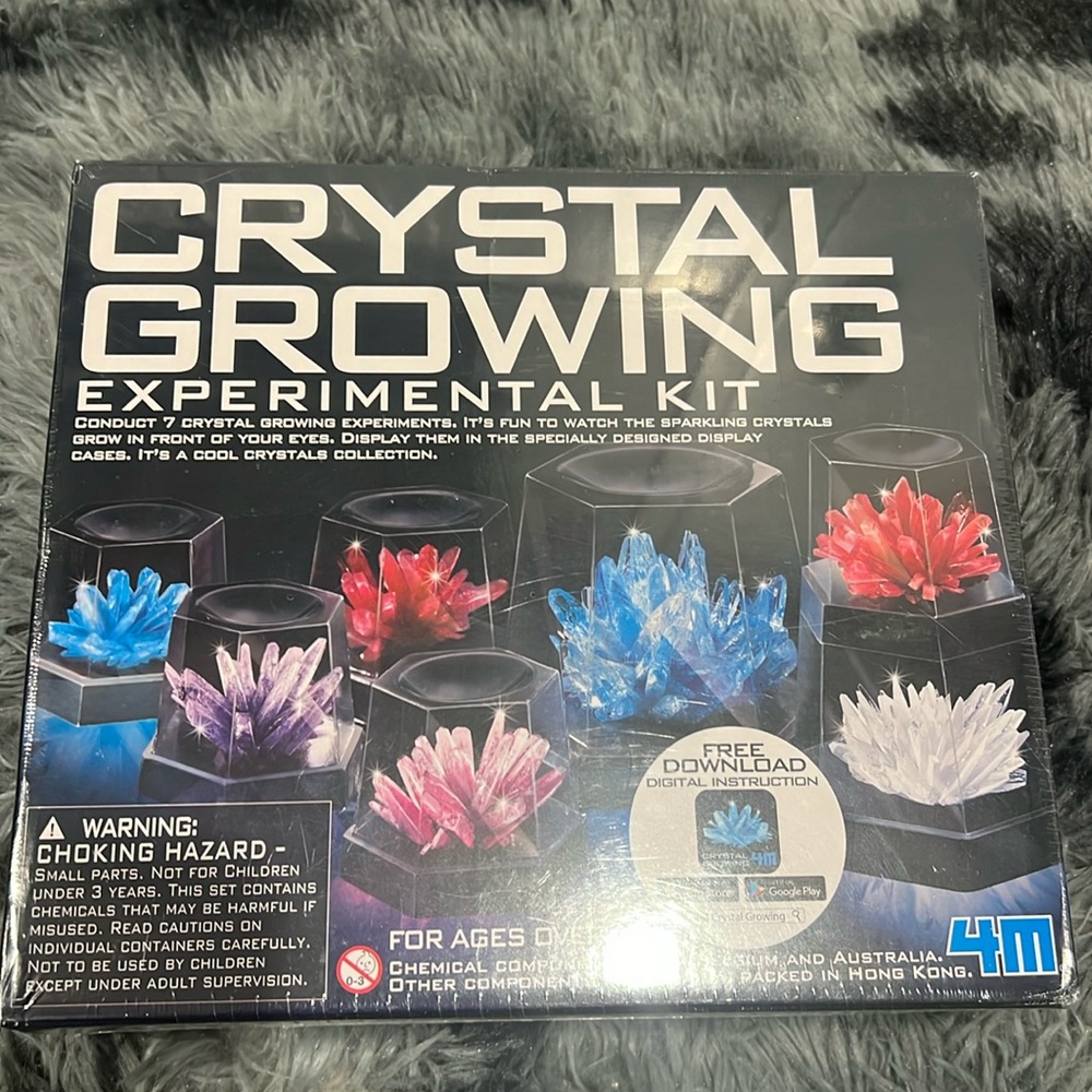 Crystal growing experimental kit set!